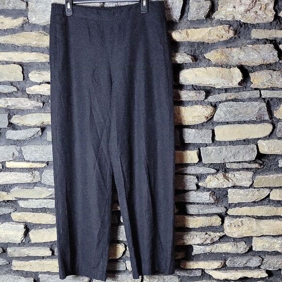 Coldwater Creek Black Linen Pants Size Small - Picture 1 of 8